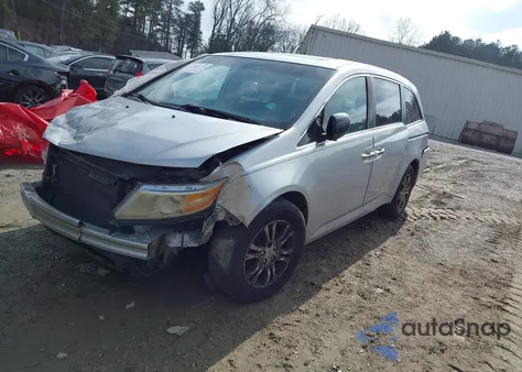 2012 Honda Odyssey Ex-L from USA, damaged, VIN 5FNRL5H6XCB075900